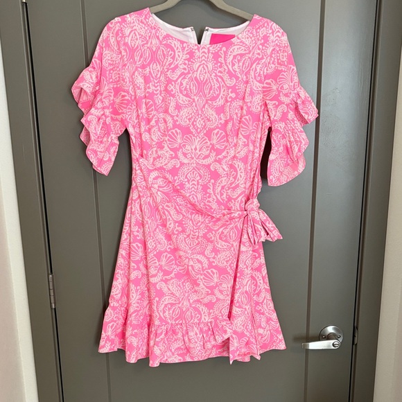 Lilly Pulitzer Dresses & Skirts - Lilly Pulitzer Pink and White Mini Dress
